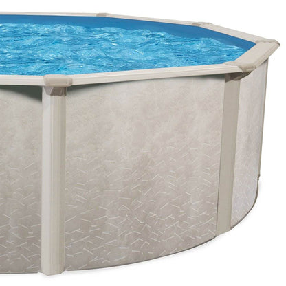 Aquarian Phoenix 21'x52" Round Steel Frame Above Ground Outdoor Pool (For Parts) - 234430