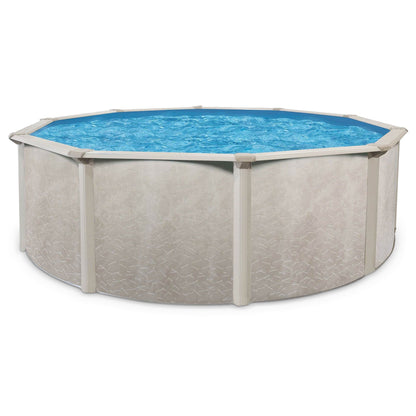 Aquarian Phoenix 21' x 52" Round Steel Frame Above Ground Outdoor Swimming Pool - 74472