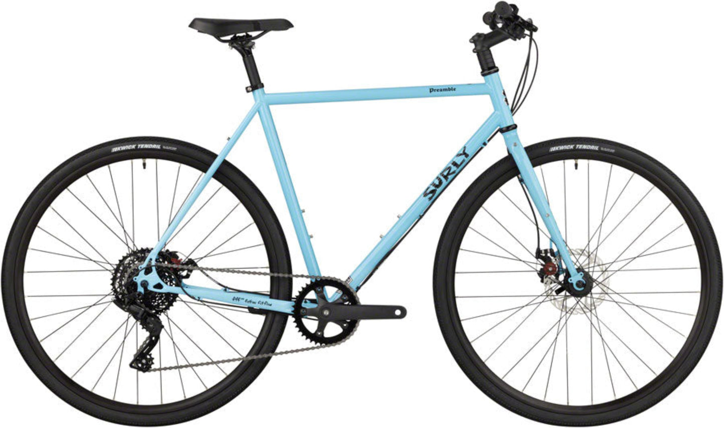 NEW Surly Preamble Steel Flat Bar Pavement/Gravel Bike - Skyrim Blue - 210000050377