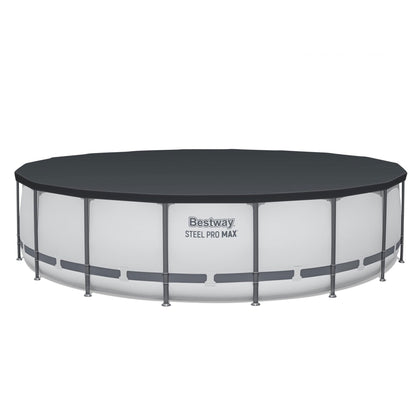 Summer Waves Bestway Steel Pro 18'x48" Frame Swimming Pool Set w/ Filter Pump & Ladder  - 126670