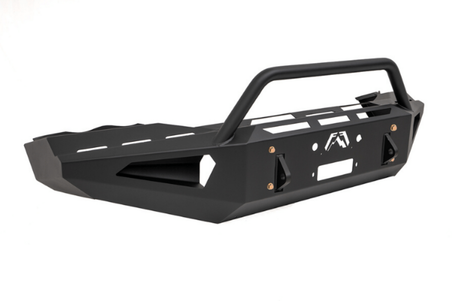 Fab Fours Red Steel DR03-RS1062-1 Dodge Ram 4500/5500 2003-2005 Front Bumper Winch Ready Pre-Runner Guard