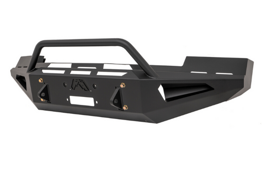 Fab Fours Red Steel FS05-RS1262-1 Ford F250/F350 Superduty 2005-2007 Front Bumper Winch Ready Pre-Runner Guard