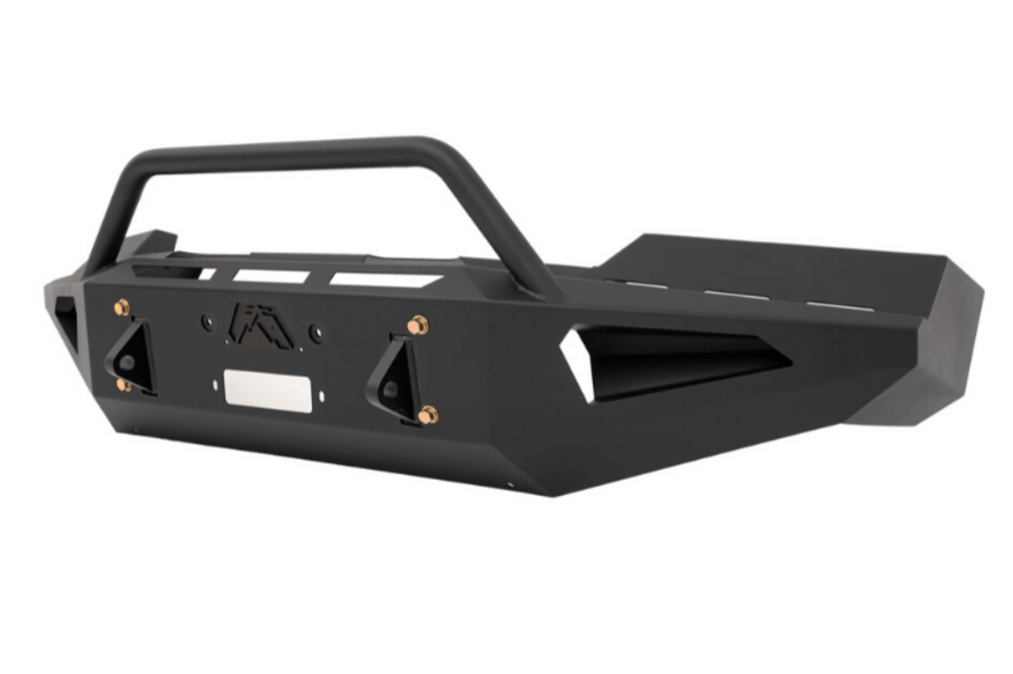 Fab Fours GM11-RS2862-1 GMC Sierra 2500/3500 HD 2011-2014 Red Steel Front Bumper Winch Ready Pre-Runner Guard