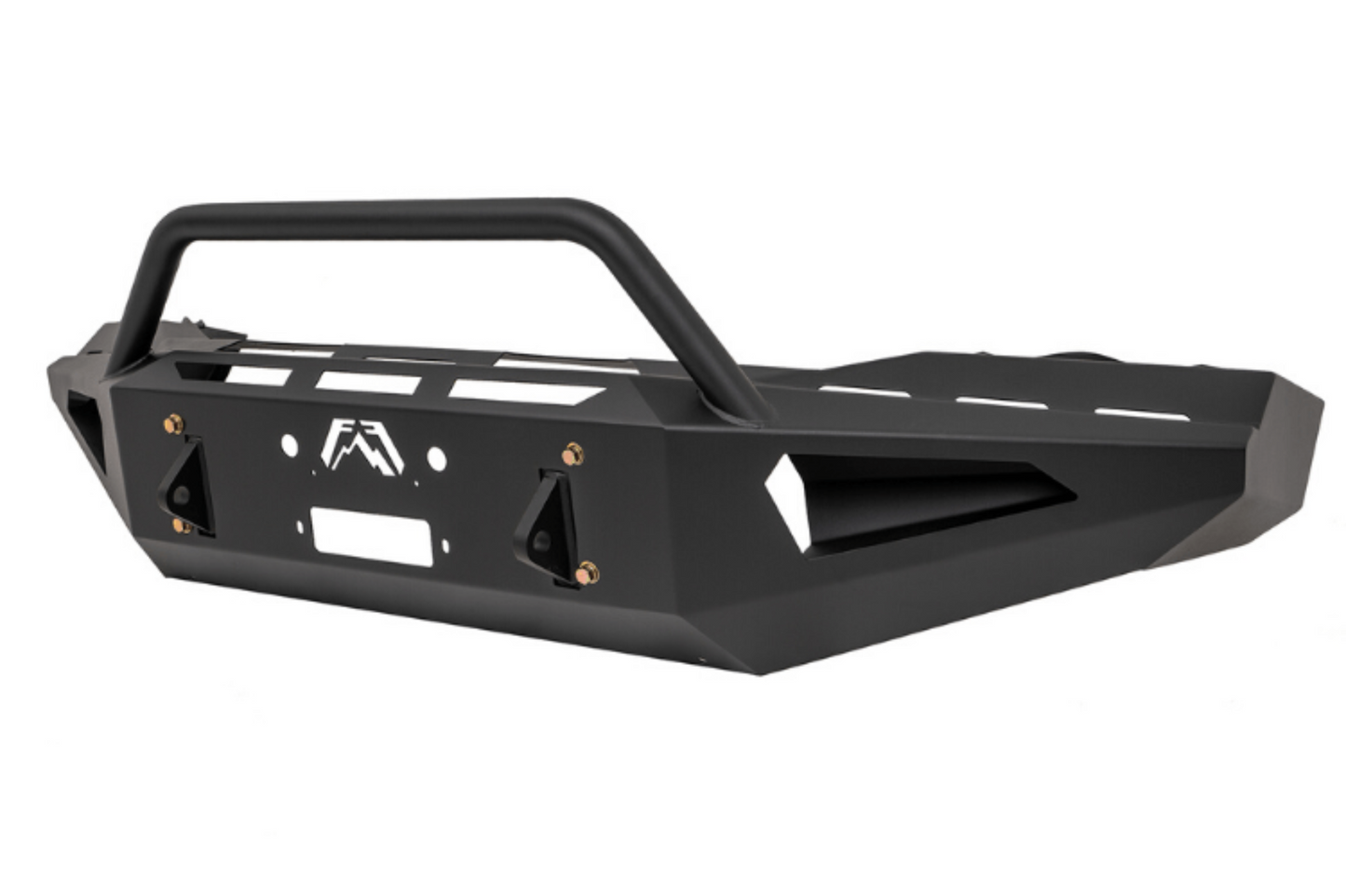 Fab Fours Red Steel DR03-RS1062-1 Dodge Ram 2500/3500 2003-2005 Front Bumper Winch Ready Pre-Runner Guard