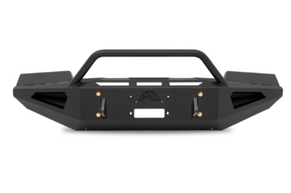 Fab Fours GM11-RS2862-1 GMC Sierra 2500/3500 HD 2011-2014 Red Steel Front Bumper Winch Ready Pre-Runner Guard