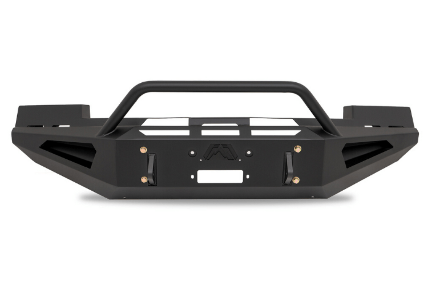 Fab Fours Red Steel FS05-RS1262-1 Ford F250/F350 Superduty 2005-2007 Front Bumper Winch Ready Pre-Runner Guard