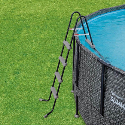 Summer Waves Elite 20ftx48in Above Ground Frame Swimming Pool Set w/ Pump  - 242947