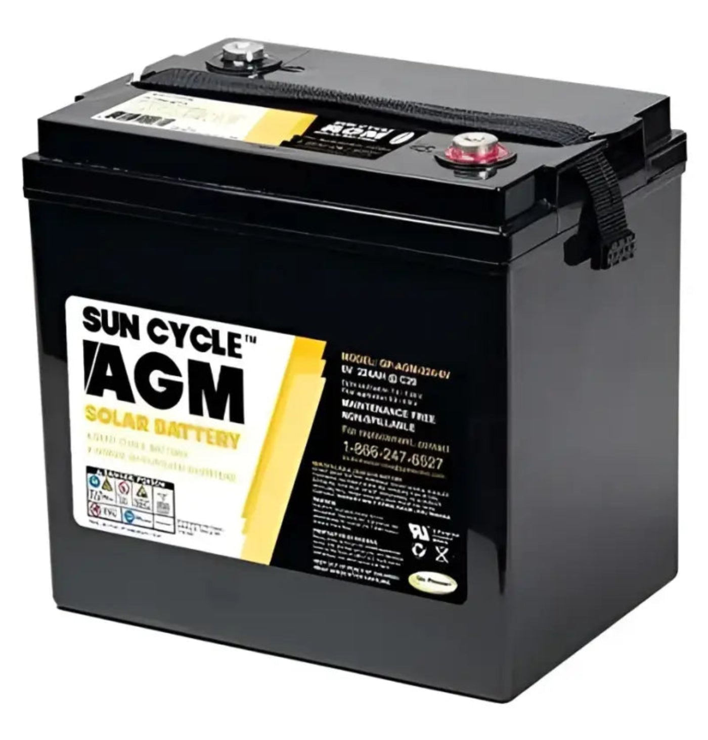 Go Power Gp-Agm-224-6V: 224 Amp Hour 6 Volt - G7577606