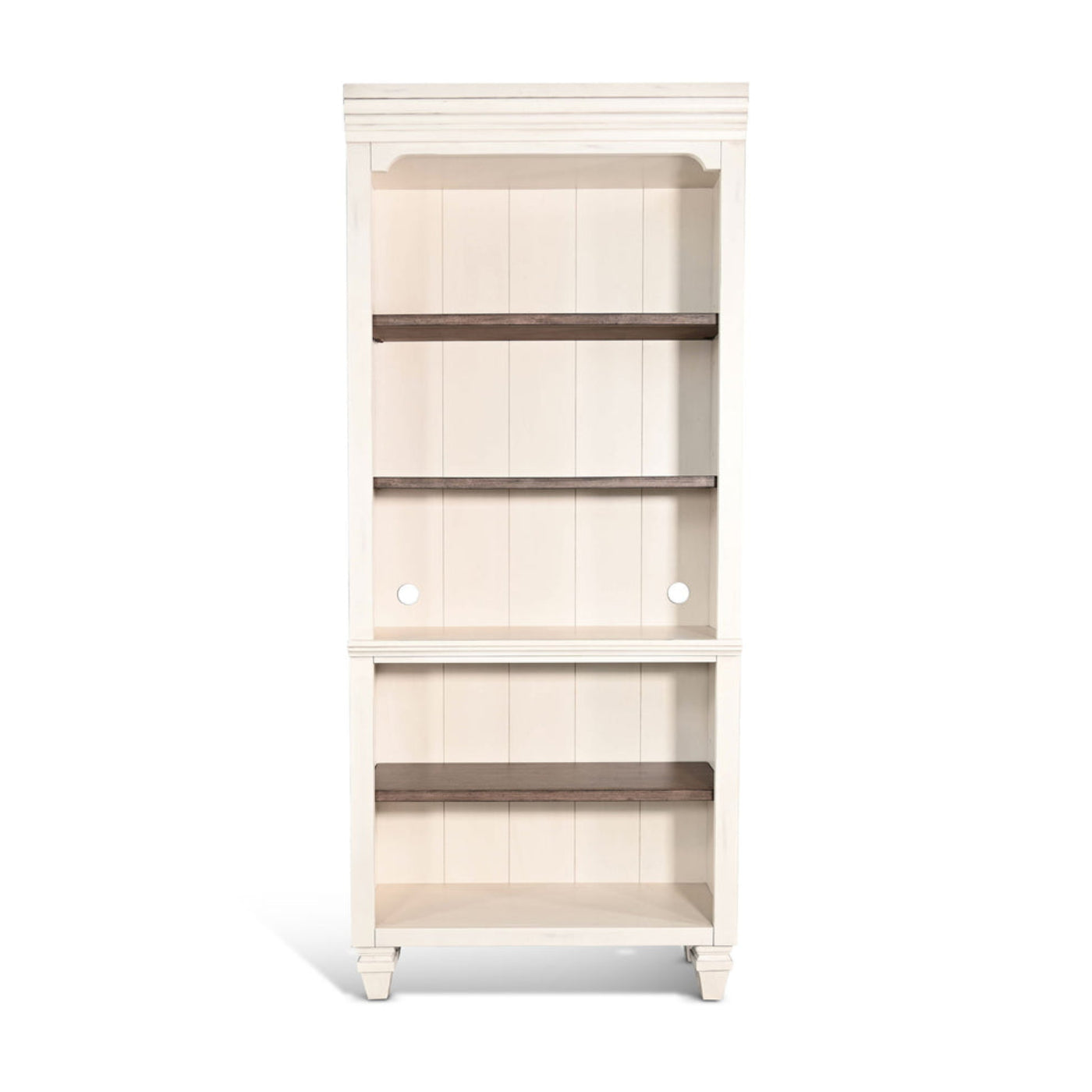 Sunny Designs Pasadena - Bookcase Open - Buckskin / Marble White - 2846MB-BO