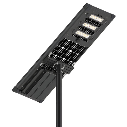 AVS Energy Solar LED Street Light 80 Watt 14400 Lumens 5000K Parking Lot Light Solar All in One Street Light - AVS-BF02-80W