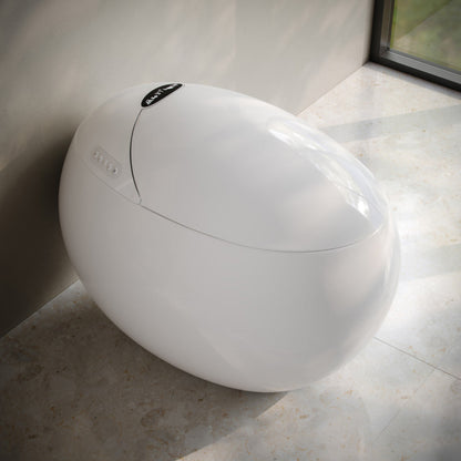 Swiss Madison Plaisir Smart One-Piece 1.28 GPF Single Flush Toilet in Glossy White - SM-ST0701GW