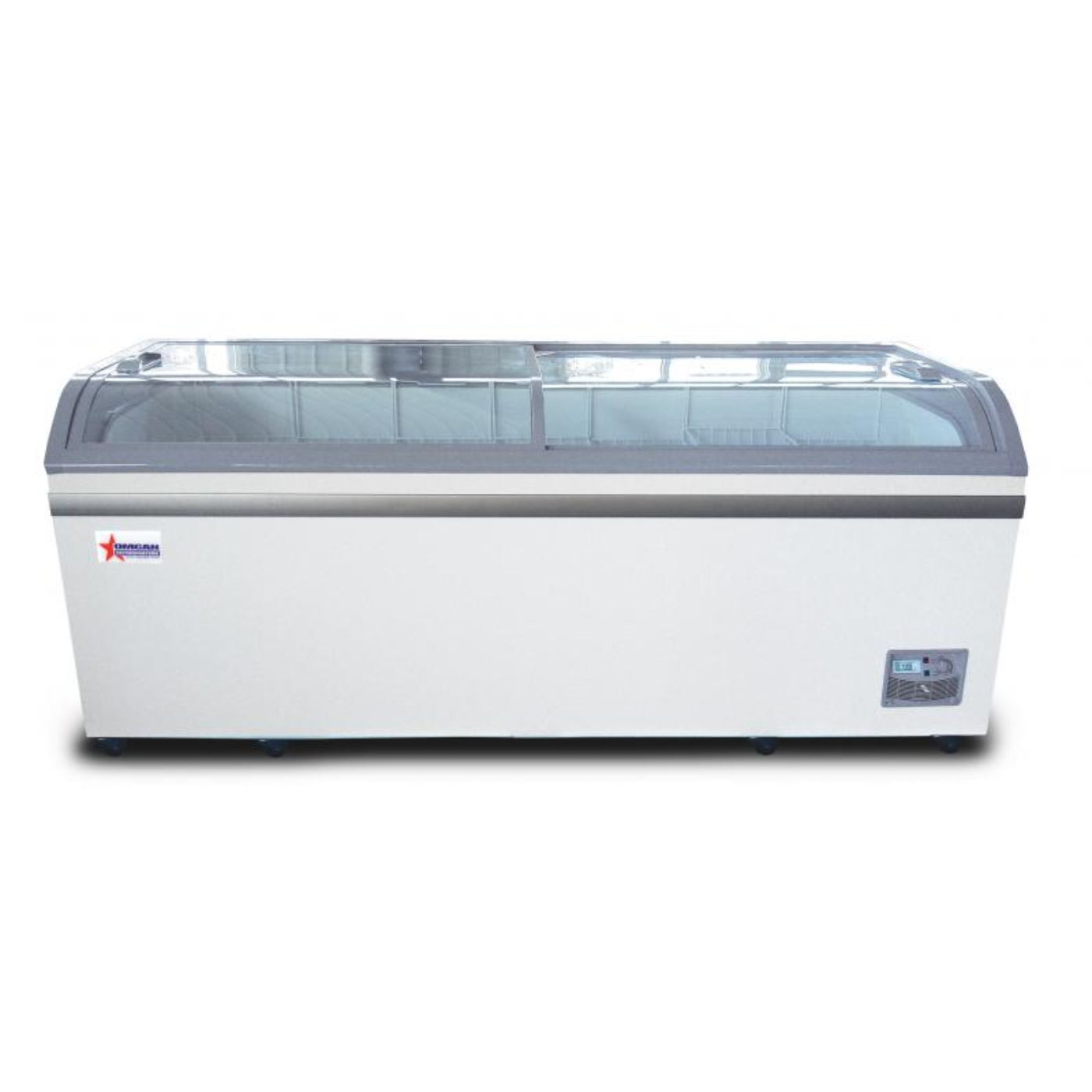 Chef AAA  Commercial 79" Glass Door Frozen Food or Ice Cream Chest Freezer Display - FR-CN-2007