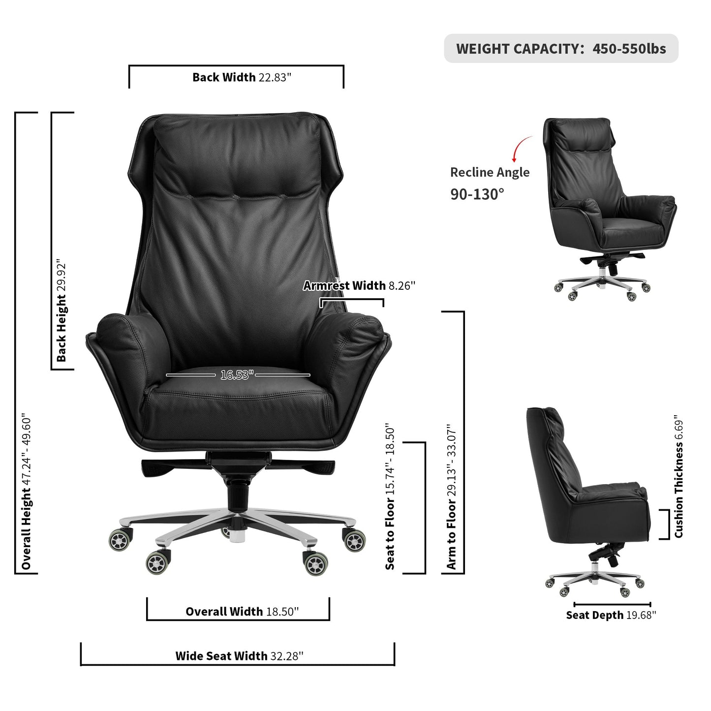 Kinnls Austin Upholstered Office Chair -  GF08A004SF00