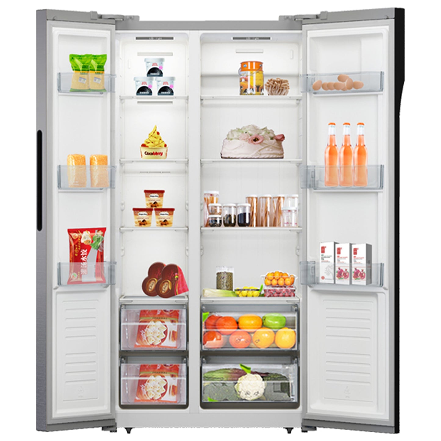 Avanti 15.6 cu. ft. Side-by-Side Apartment Size Refrigerator - FFS157L3S