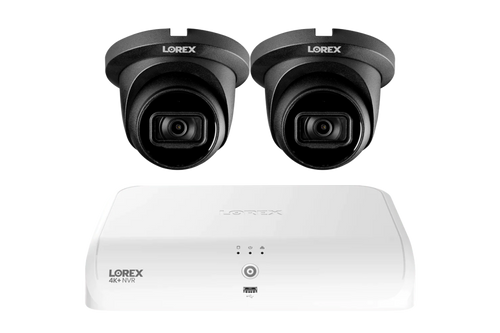 Lorex Fusion Series 4K+ 16 Channel (8 Wired + 8 Fusion Wi-Fi) 2TB Wired System with A14 Wired 4K IP Dome Cameras - N4K2-82BD-7