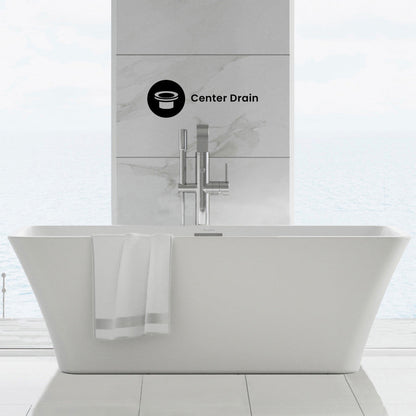Swiss Madison St. Tropez 60" Freestanding Bathtub - SM-FB569
