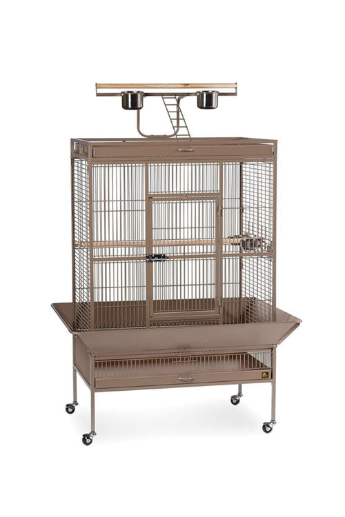 Prevue Pet Select Wrought Iron Play Top Parrot Cage - 3154BLK