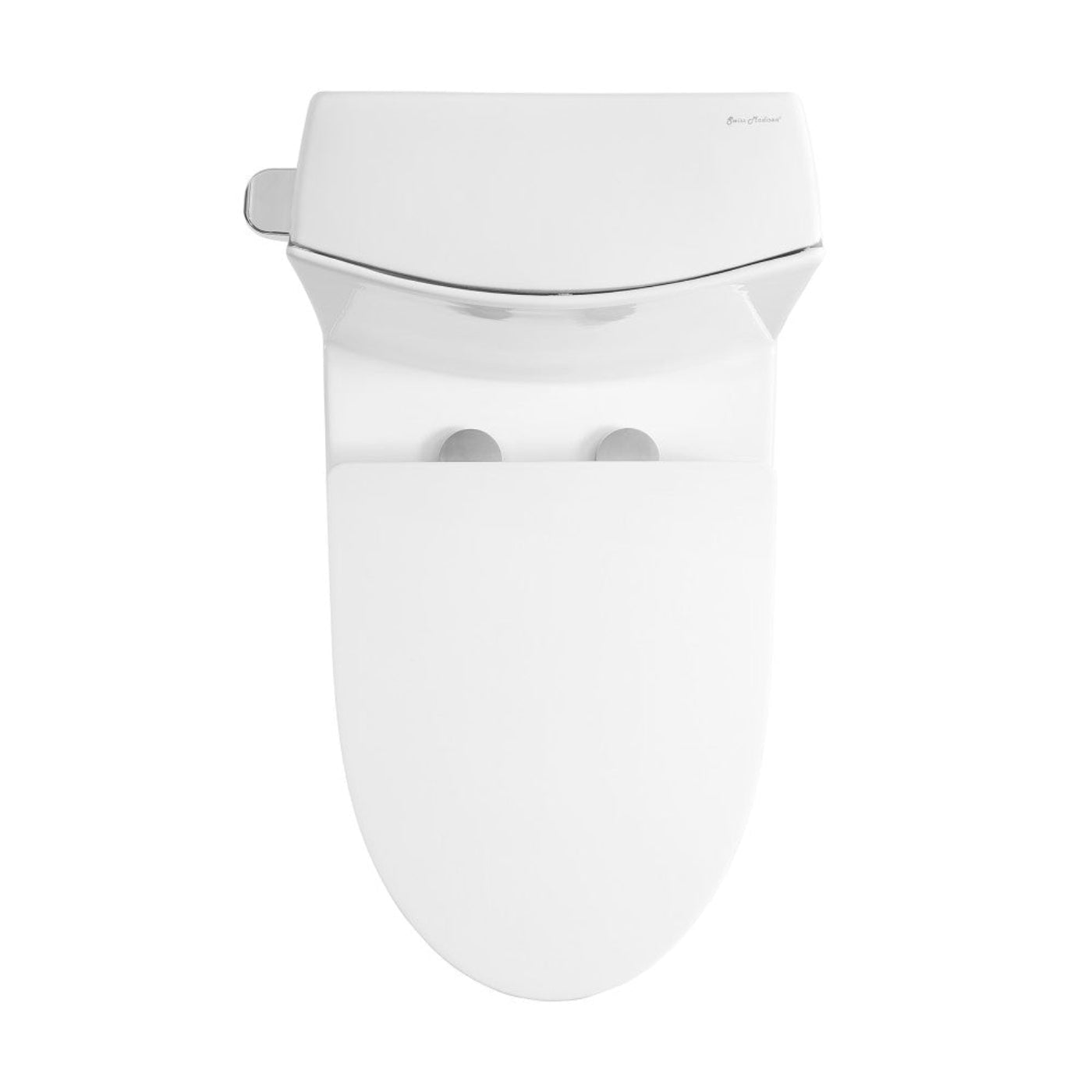Swiss Madison St. Tropez One-Piece 10" Rough-in 1.28 GPF Left-Hand Vortex Flush Elongated Toilet in Matte White - SM-1T0803MW