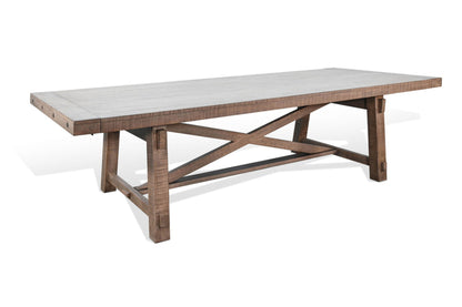 Sunny Designs Extension Dining Table With Leaves - Desert Rock - 1183DR