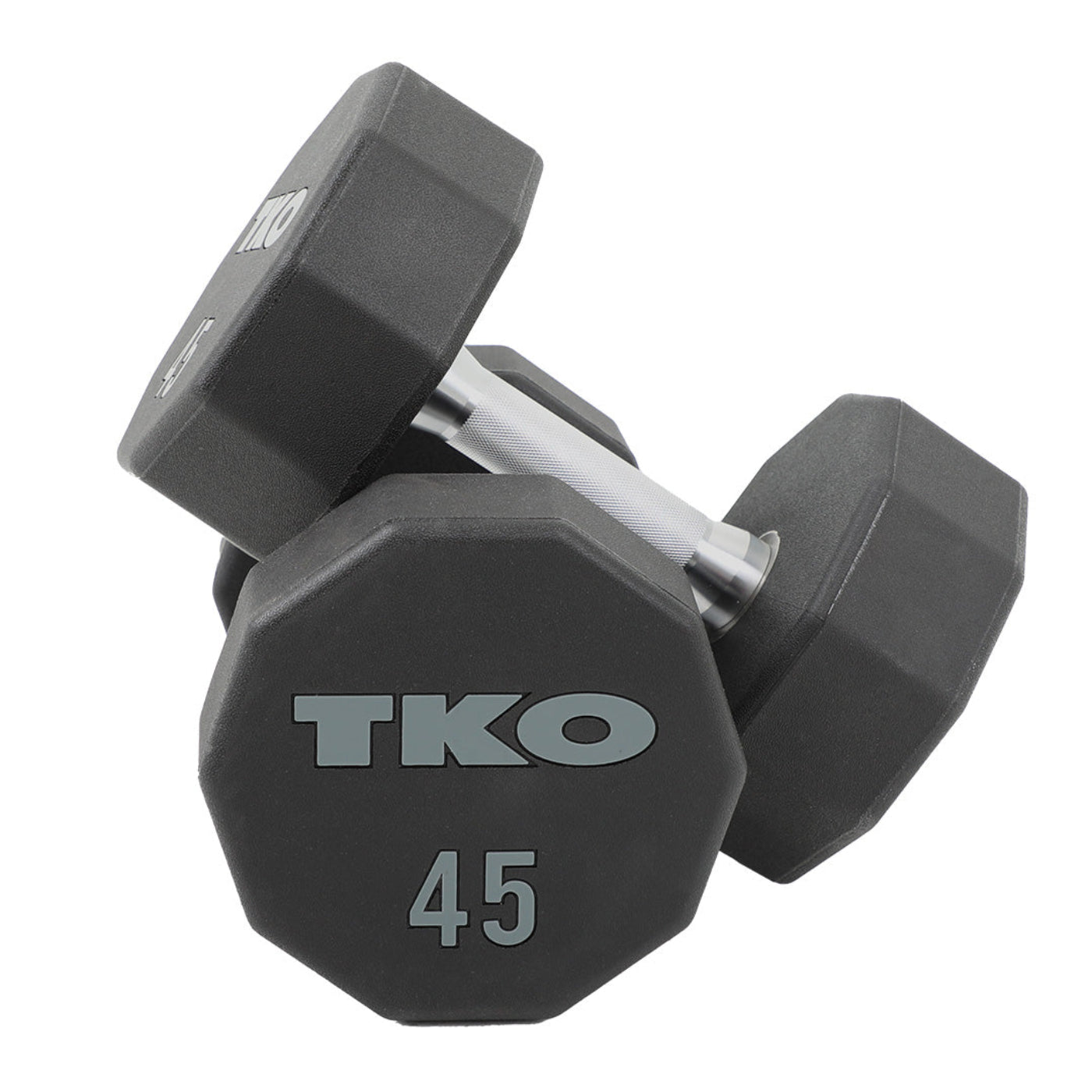 TKO 10 Sided Urethane Dumbbells Set - 830TU-A10