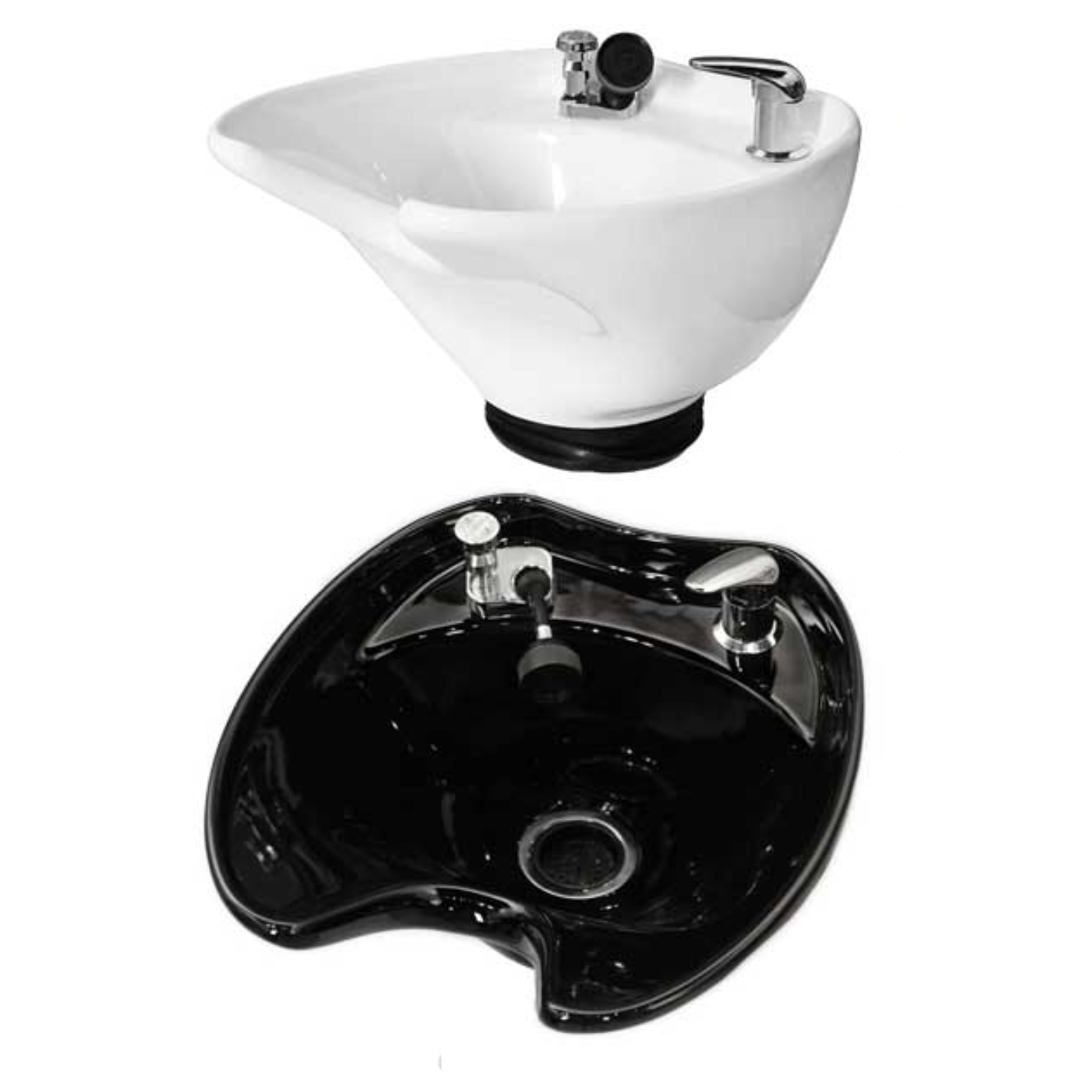 Jeffco 8600 Porcelain Bowl Tilting Black  - 8600-570-VB-B