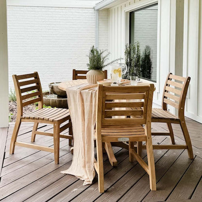 Luna Grade A Teak 42" Table