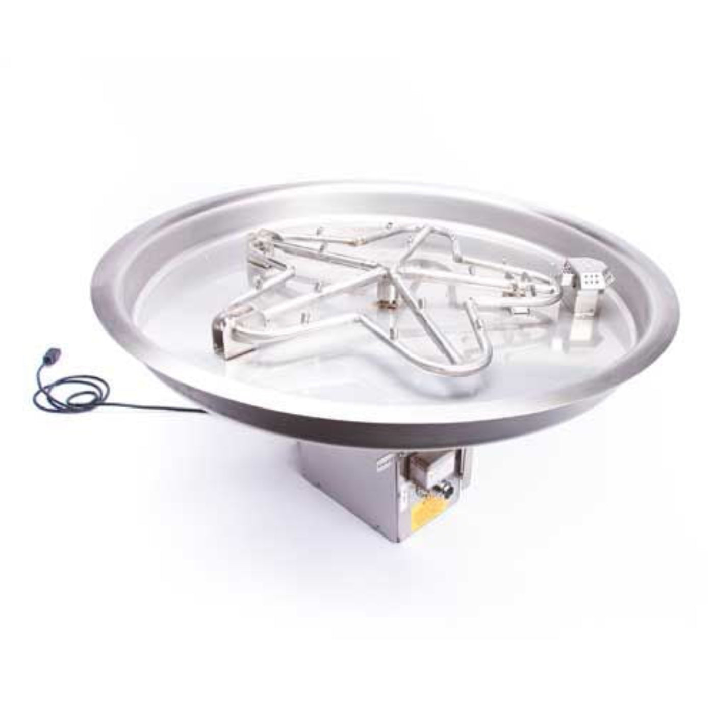 HPC 25″ Round Drop In Pan Torpedo Burner Electronic Ignition System - TOR-PENTA25EI-120VAC-NG