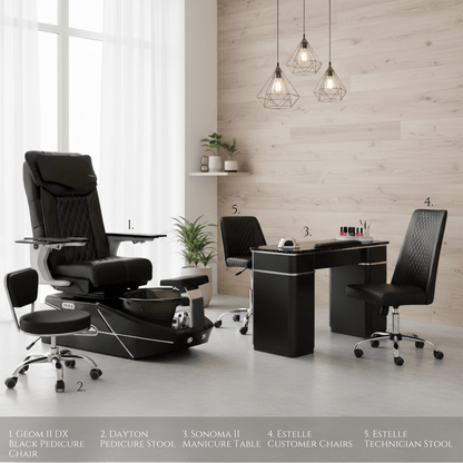Mayakoba GEOM II 5 Set Package - Black