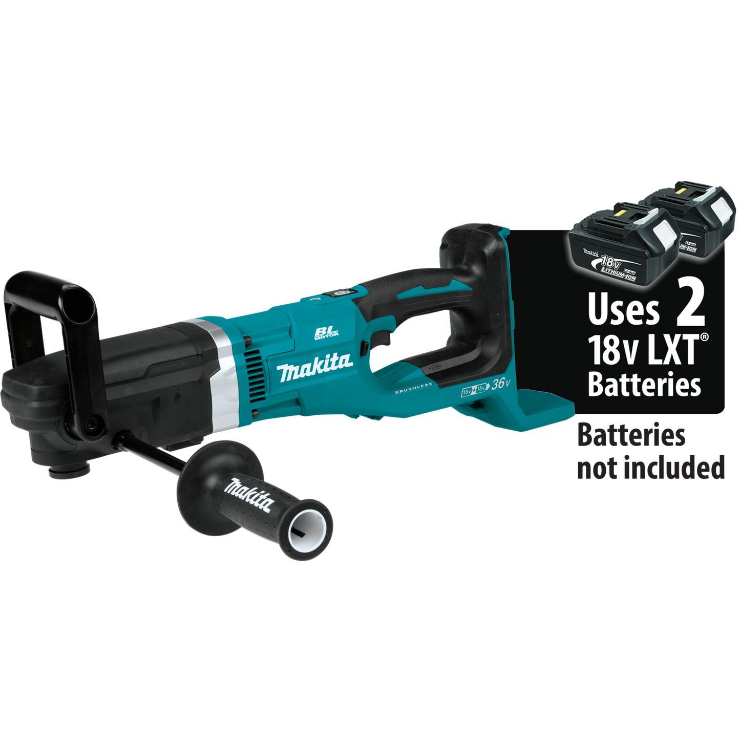 Makita XAD04Z 36V (18V X2) LXT Brushless Cordless 7/16" Hex Right Angle Drill (Tool Only) - DML813