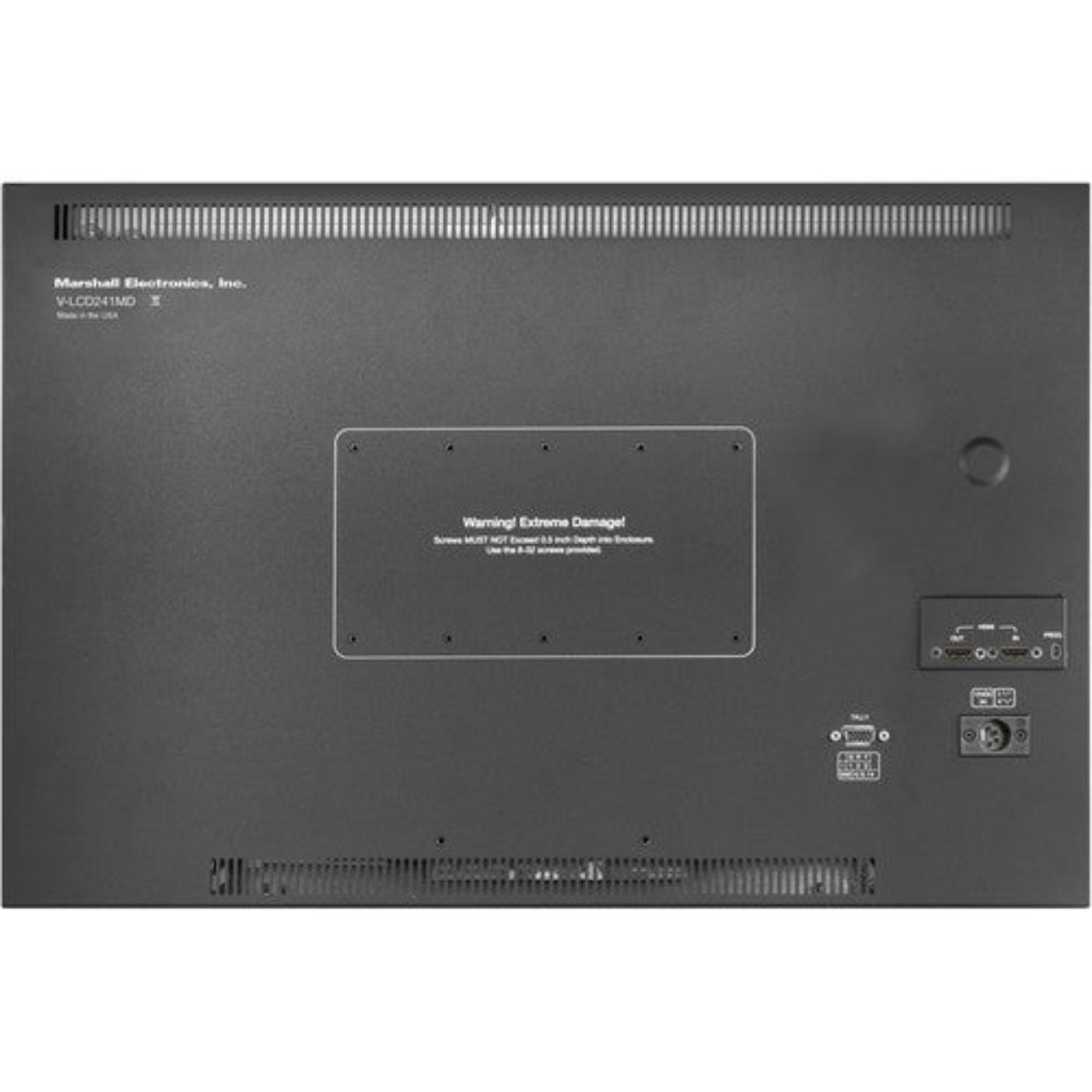 Marshall  24" LCD Desk rack mount with HDMI Input  Waveform monitor and audio display - V-LCD241MD