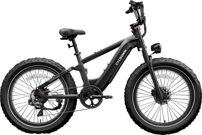 Samson Cycrown Roma Electric Bike All-Terrain Step-Over Frame 1500W 28 MPH 90 Mile Range 48V New - ROMA-INDIGO-BLUE
