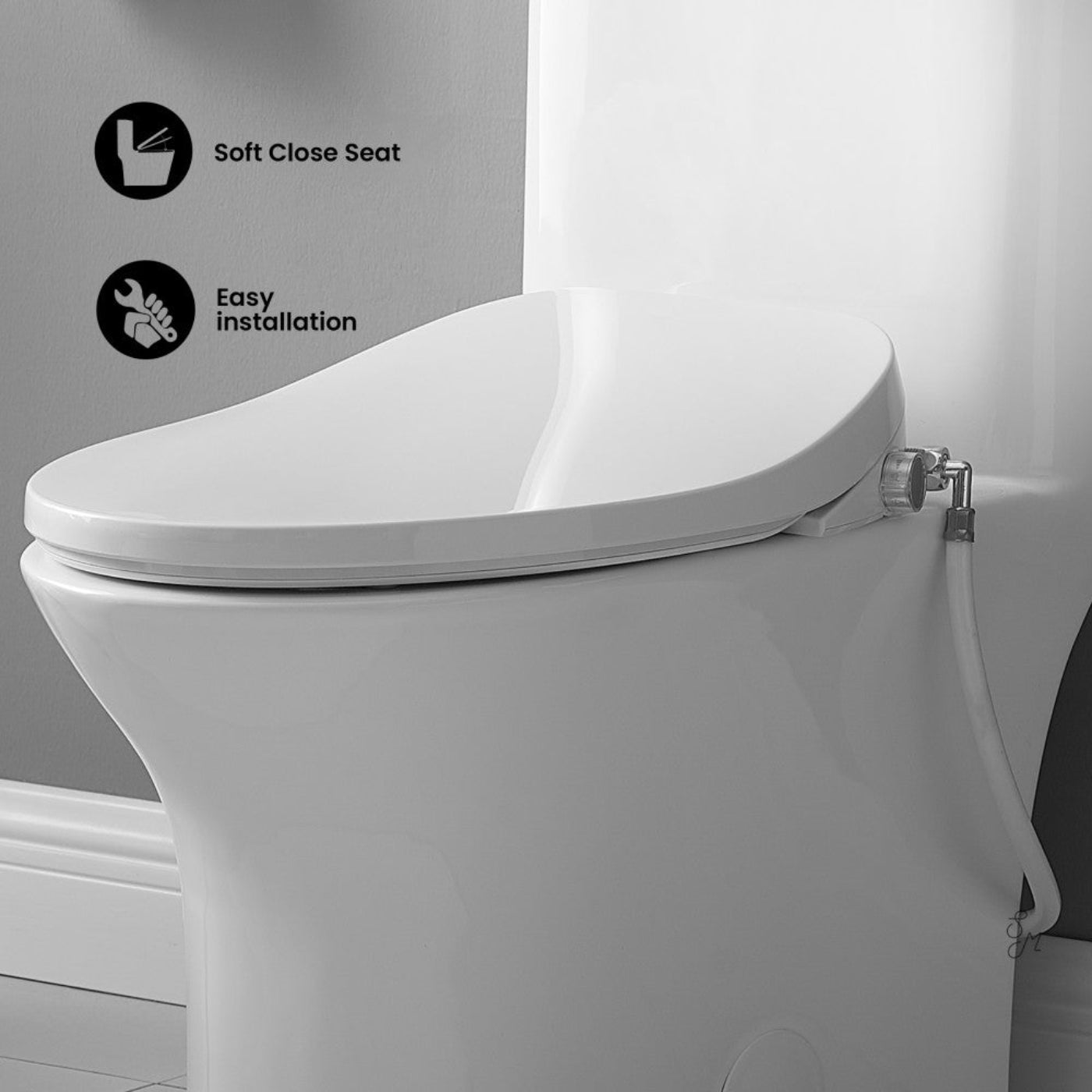 Swiss Madison Cascade Smart Toilet Seat Bidet - SM-STS21