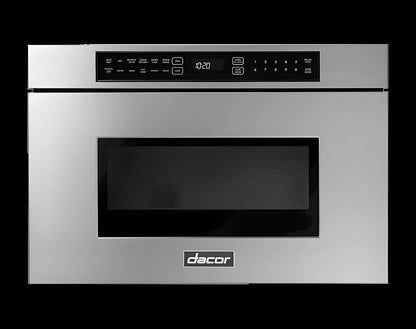 DACOR 24" Microwave-In-A-Drawer, Silver Stainless Steel - DMR24M977WS-KT