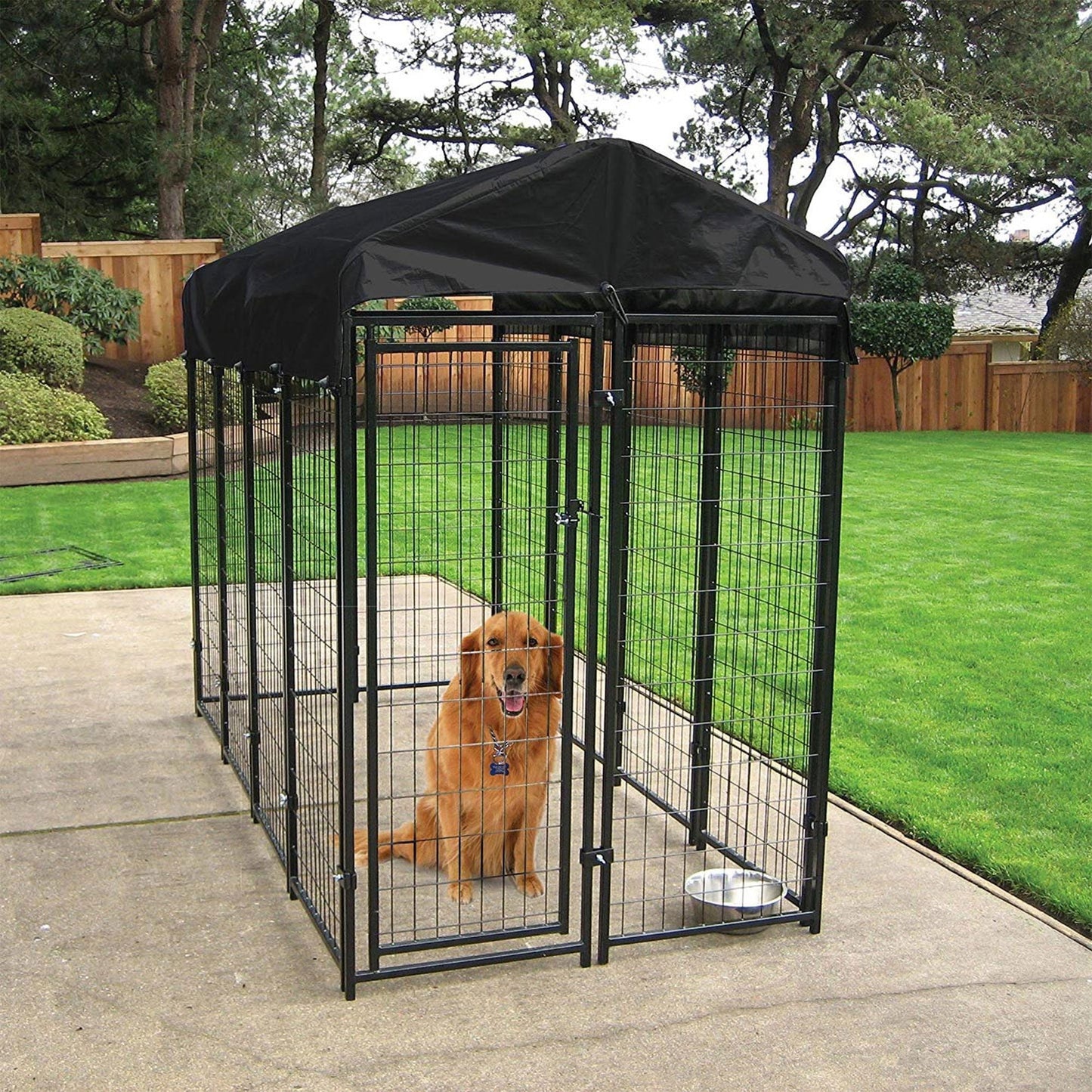 Lucky Dog Uptown Large Welded Kennel Heavy Duty Dog Cage  - 166341
