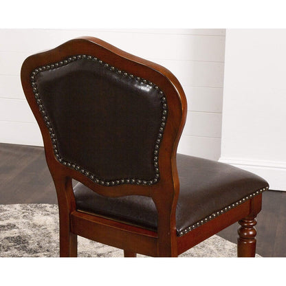 Sunset Trading Bellagio Upholstered Barstools with Backs - CR-87148-24-2