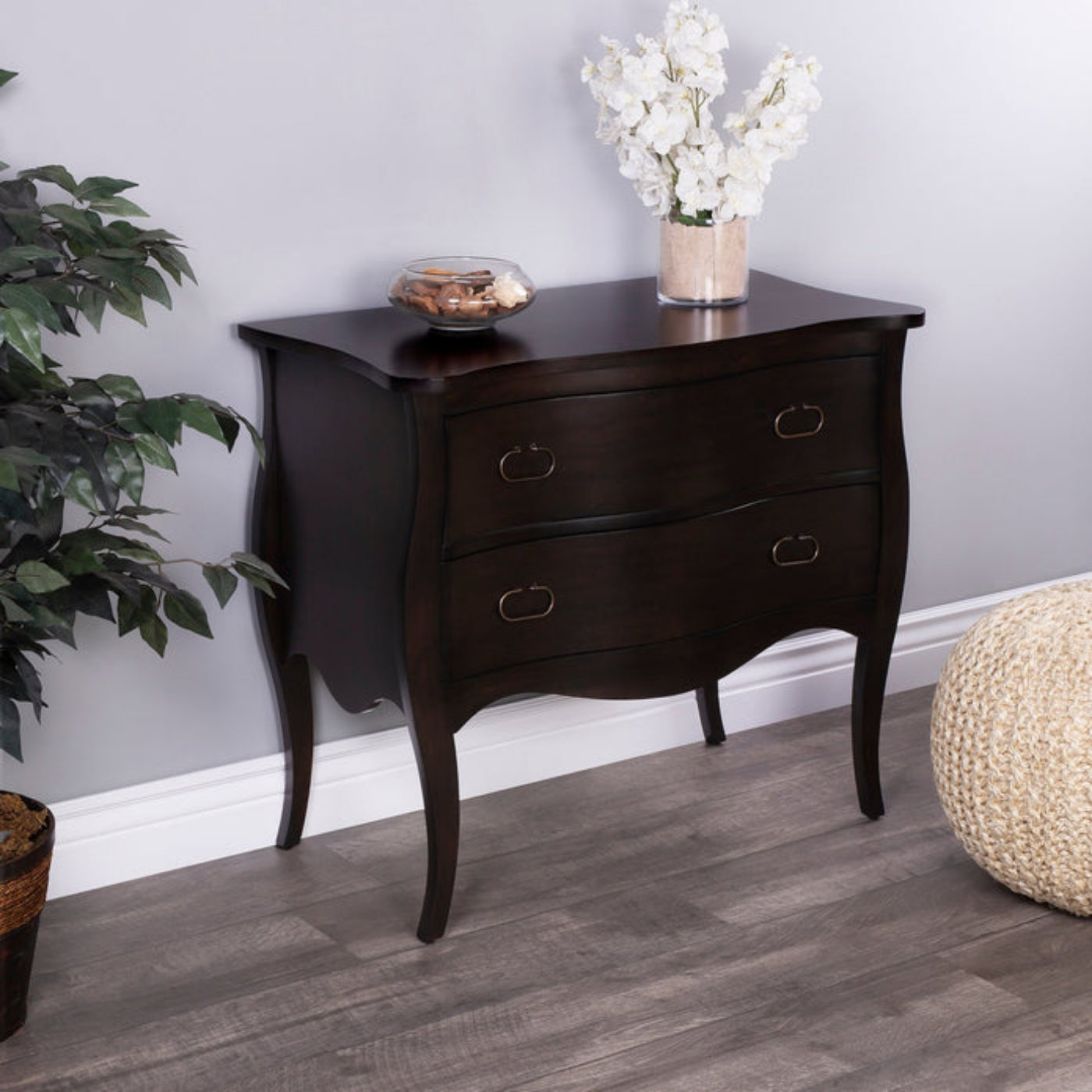 Butler Specialty Company Rochelle 2 Drawer Chest, Dark Brown  - 9307117