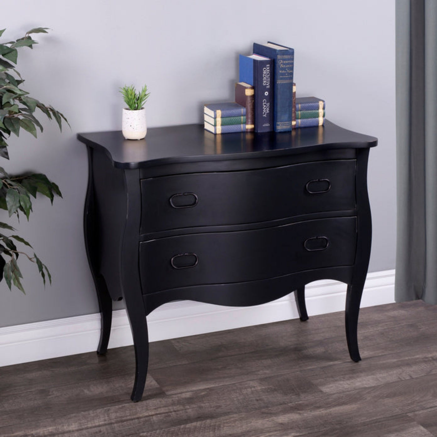 Butler Specialty Company Rochelle 2 Drawer Chest, Black  - 9307295