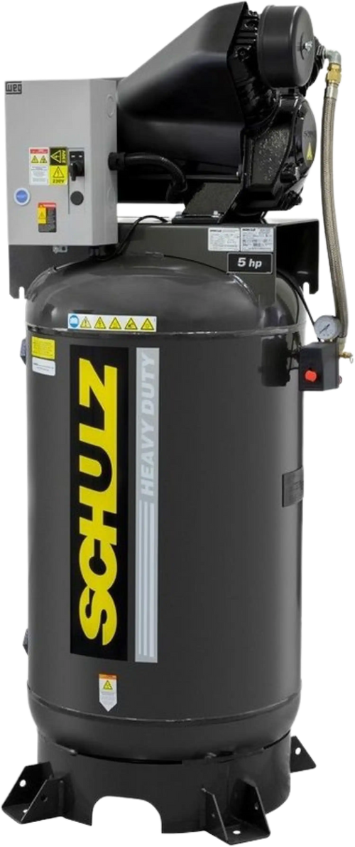 Schulz Audaz MCSV Air Compressor 5 HP 80 gal. 2-Stage 230V 3-Phase Vertical  - 932.9363-0