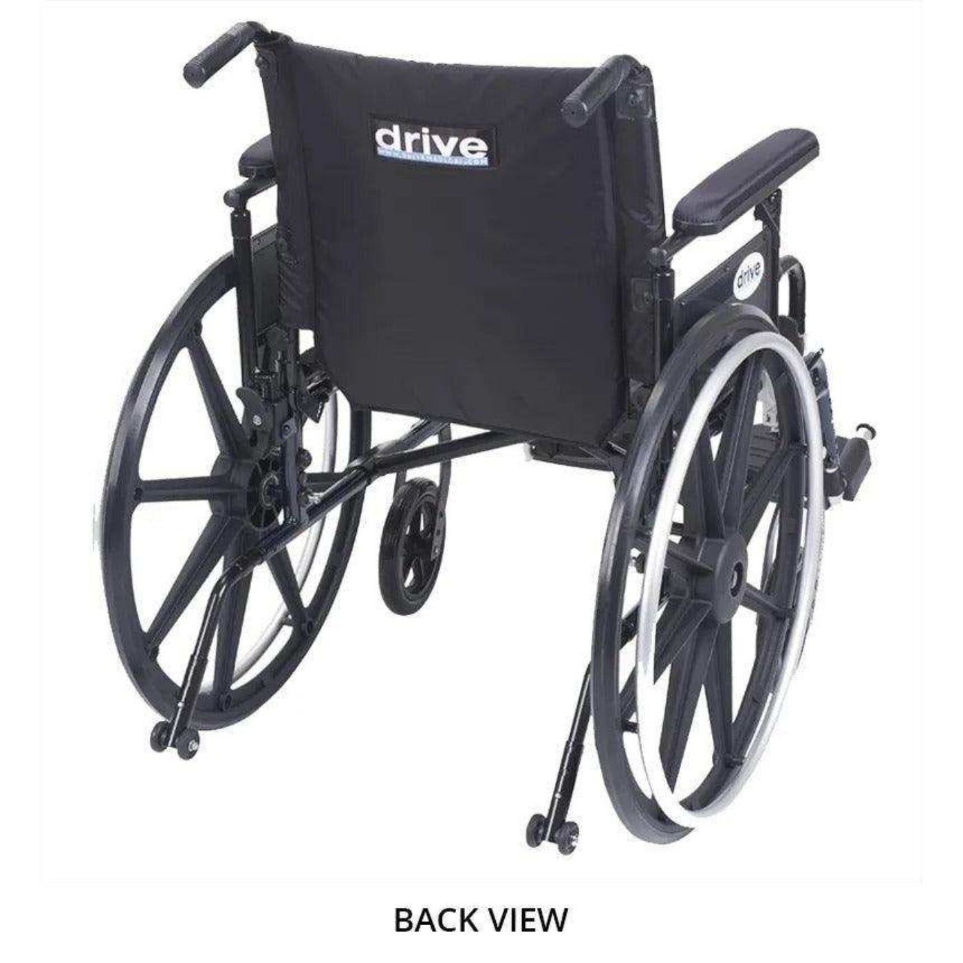 Drive Medical Viper Plus GT Wheelchair with Universal Armrests - DM-PLA416FBUARADELR