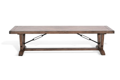 Sunny Designs Doe Valley - Yellowstone Bench With Turnbuckles - Buckskin - 1668BU