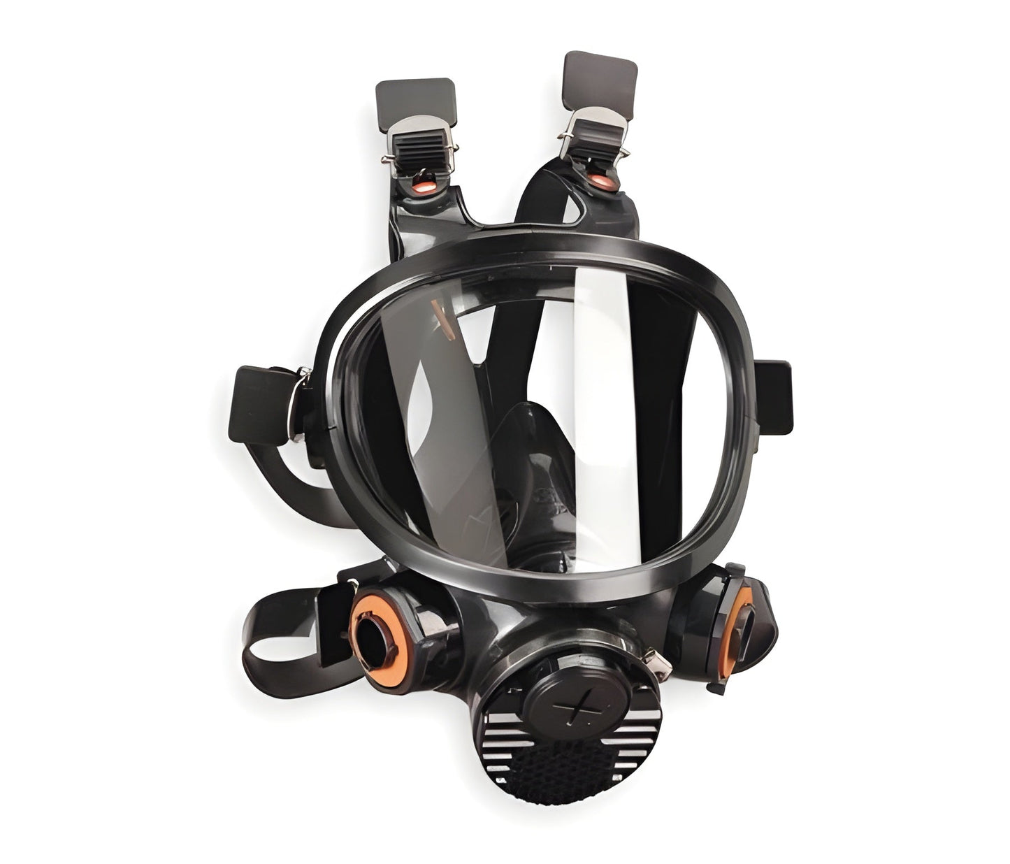 Grainger 3M 7800 - Reusable Respirator Industrial N95 Full Face Adjustable Head Strap Medium Black - 5AR14