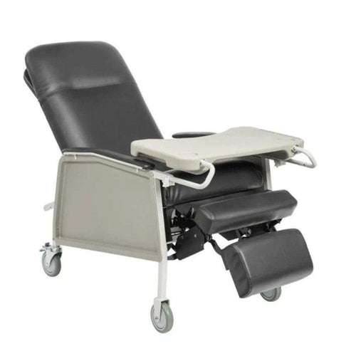Drive Medical 3 Position Heavy Duty Bariatric Geri Chair Recliner in Charcoal - DM-D574EWCHAR
