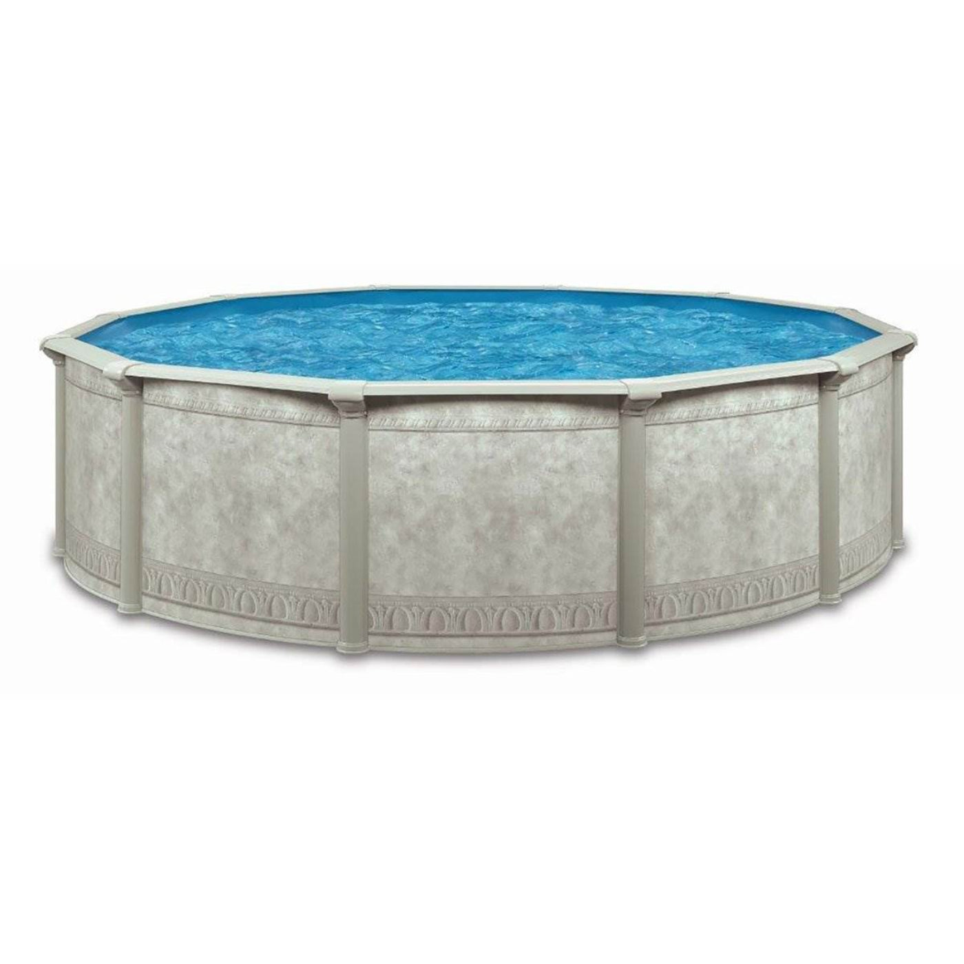 Aquarian Venetian 15' x 52" Round Frame Above Ground Swimming Pool without Liner - 97432