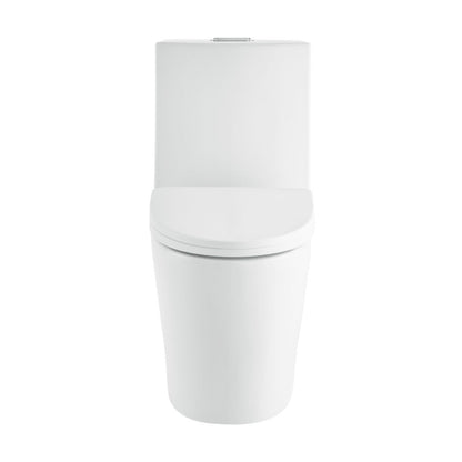 Swiss Madison St. Tropez One-Piece 10" Rough-in 1.1/1.6 GPF Dual Top Vortex Flush Elongated Toilet in Matte White - SM-1T0805MW