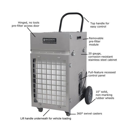 Abatement Technologies HEPA-Aire Portable Air Scrubber (700cfm-2100cfm) PAS2400