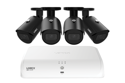Lorex Fusion Series 4K 16 Channel (8 Wired + 8 Fusion Wi-Fi) 2TB Wired System with A4 Wired 2K IP Bullet Cameras - N2K2-84BB-A4-2
