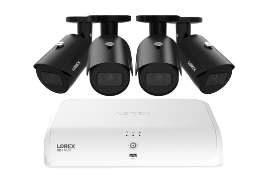 Lorex Fusion Series 4K 16 Channel (8 Wired + 8 Fusion Wi-Fi) 2TB Wired System with A4 Wired 2K IP Bullet Cameras - N2K2-84BB-A4-2