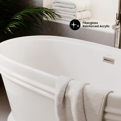 Swiss Madison Santorini 60" Freestanding Tub - SM-FB591