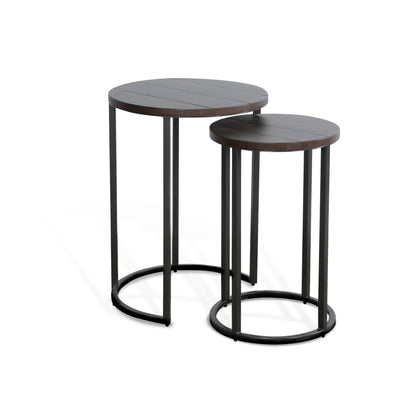 Sunny Designs Homestead - Nesting Table Set - Dark Brown - 2089TL