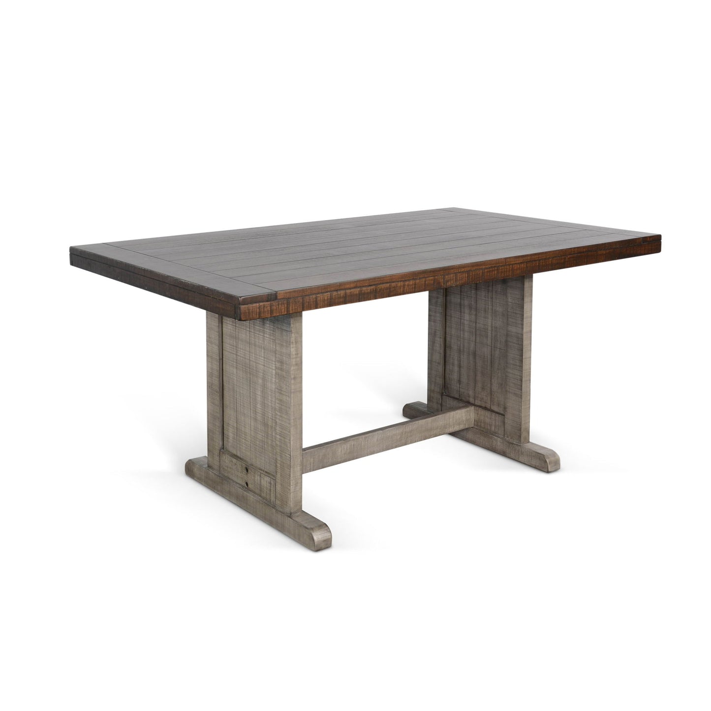 Sunny Designs Homestead Hills - Rectangular Wood Dining Table - Tobacco Leaf / Alpine Gray - 0113TA-T